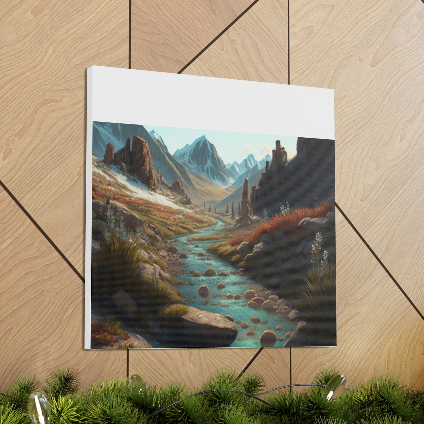 .Mountain Pass. - Canvas Gallery Wraps