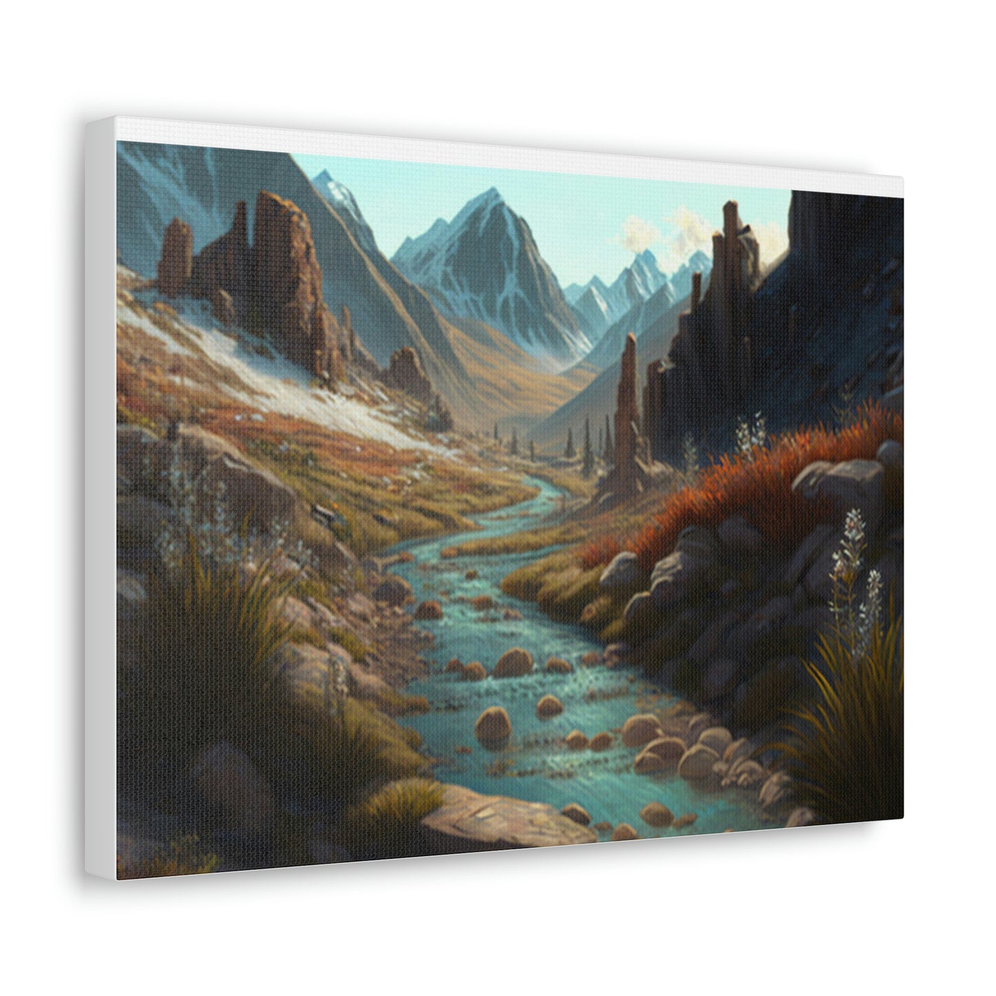 .Mountain Pass. - Canvas Gallery Wraps