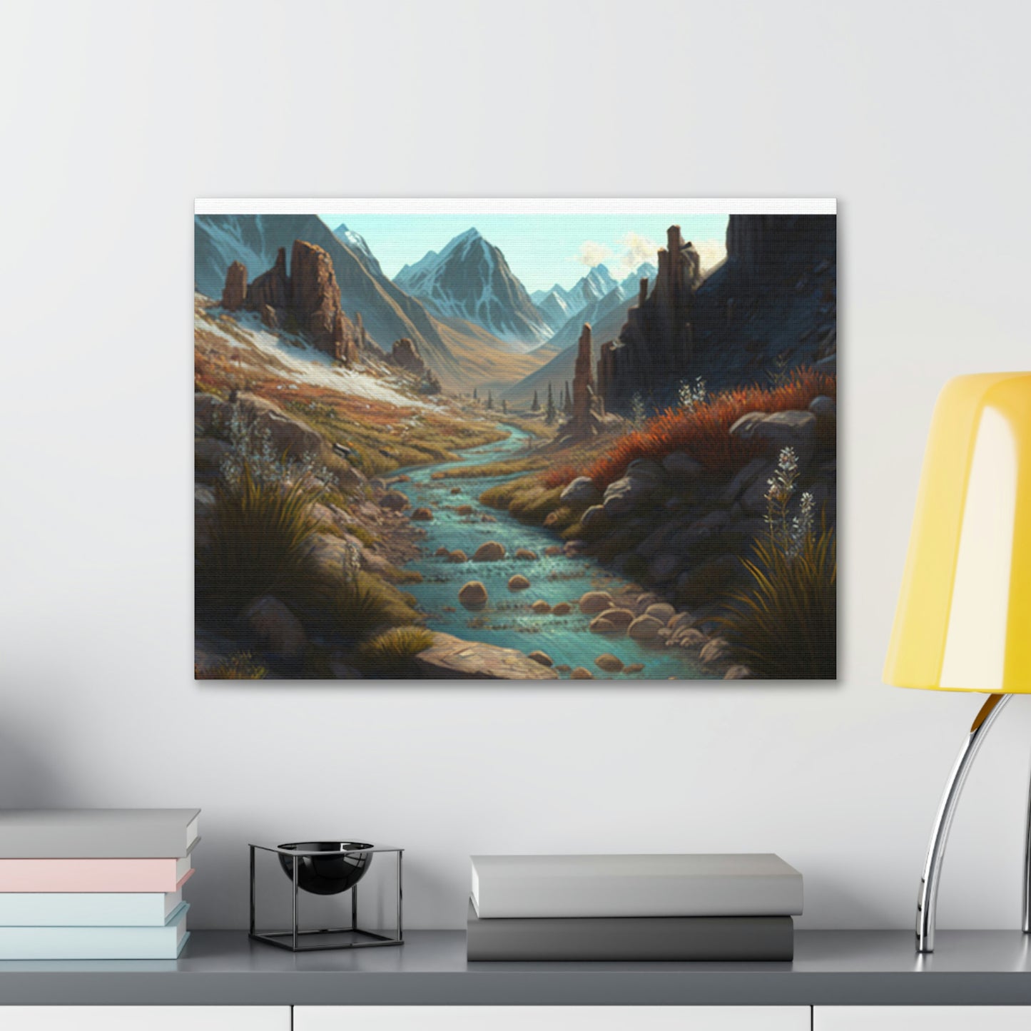 .Mountain Pass. - Canvas Gallery Wraps