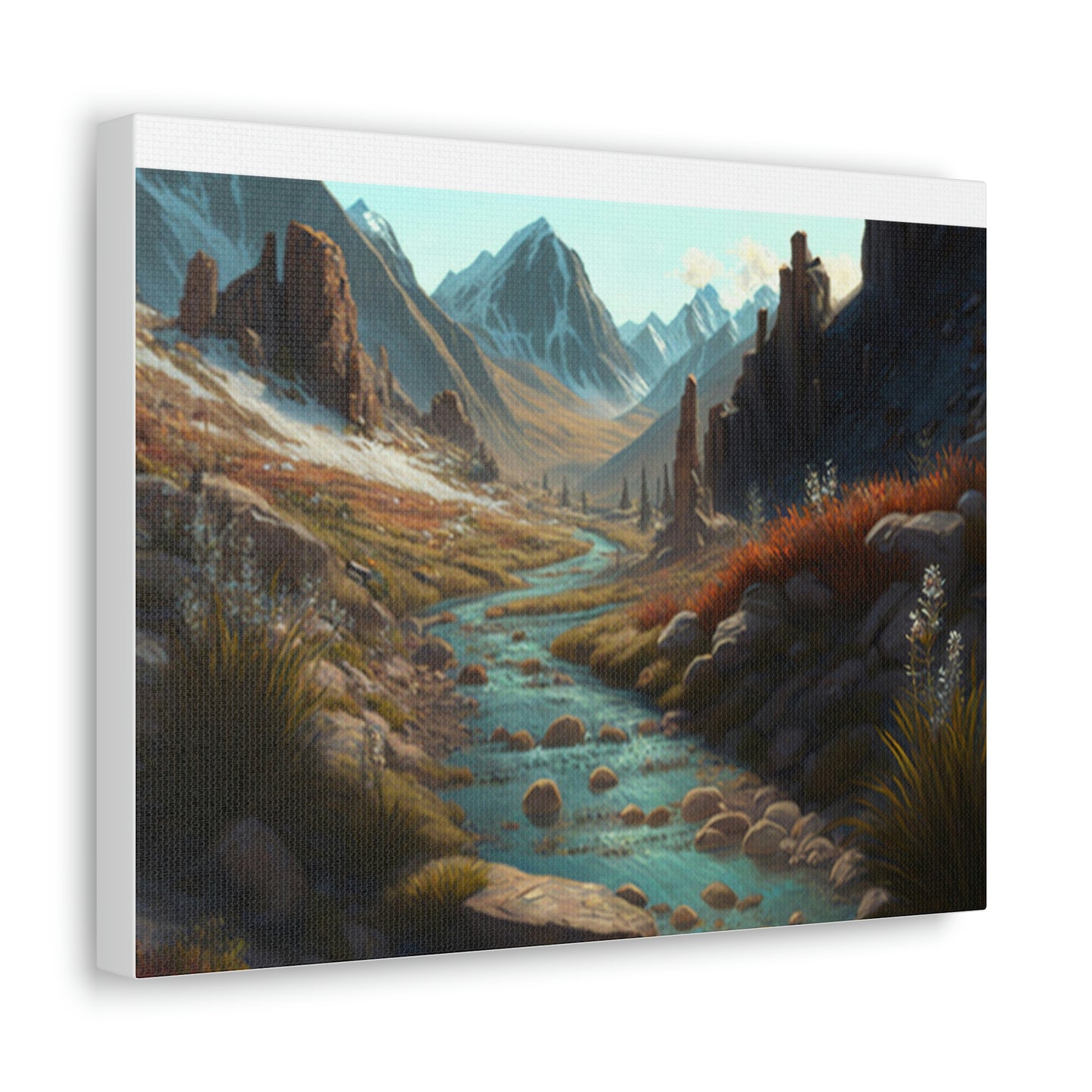 .Mountain Pass. - Canvas Gallery Wraps