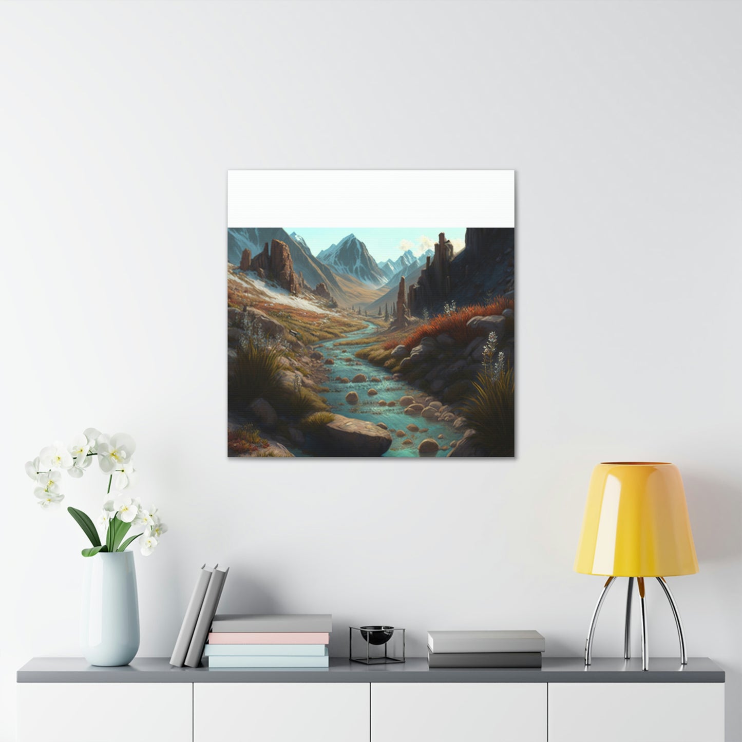 .Mountain Pass. - Canvas Gallery Wraps