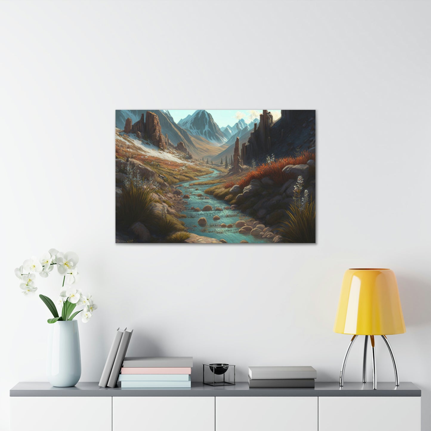 .Mountain Pass. - Canvas Gallery Wraps
