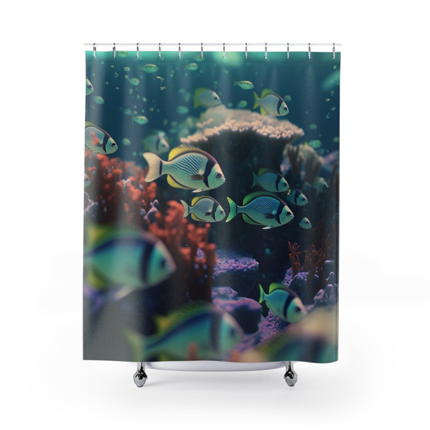 .Life in the Aquarium. - Shower Curtains