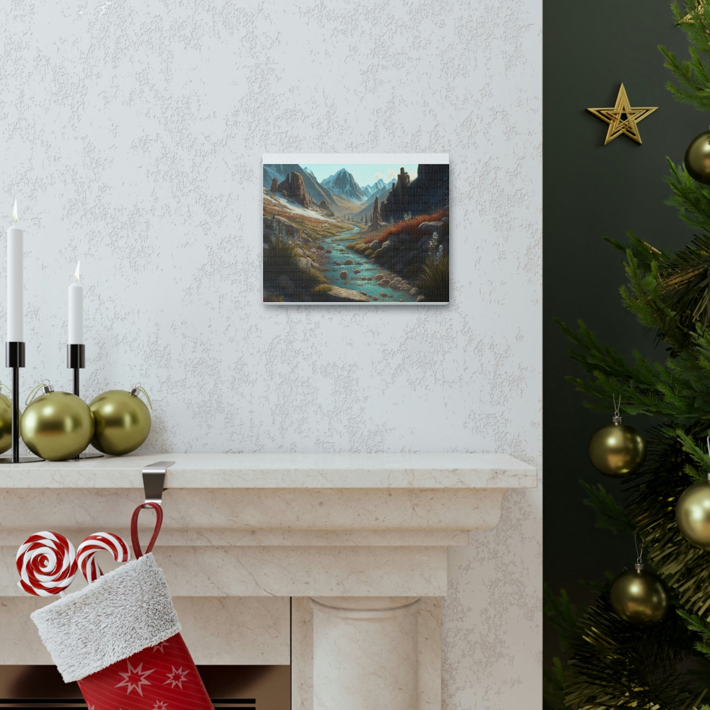 .Mountain Pass. - Canvas Gallery Wraps