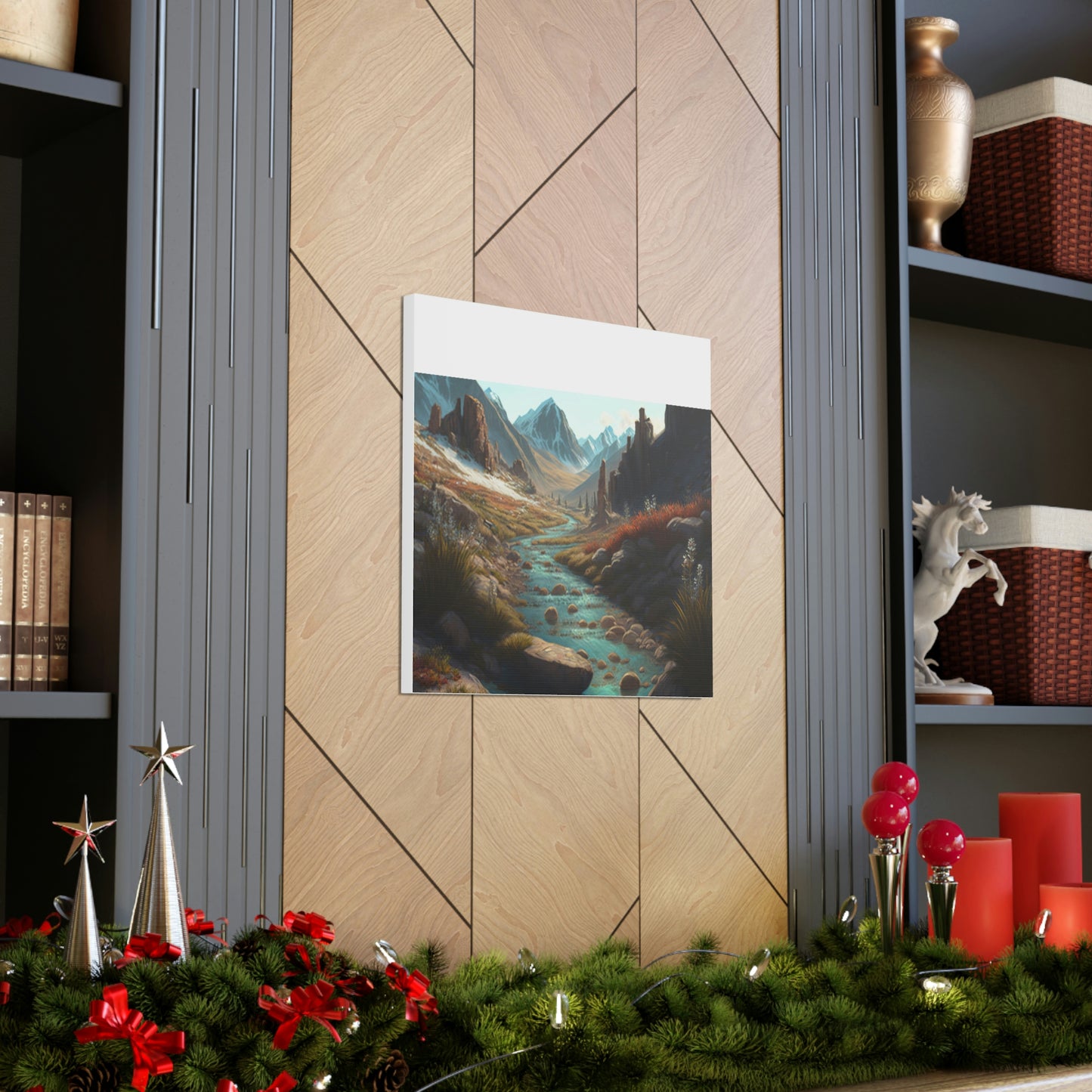 .Mountain Pass. - Canvas Gallery Wraps