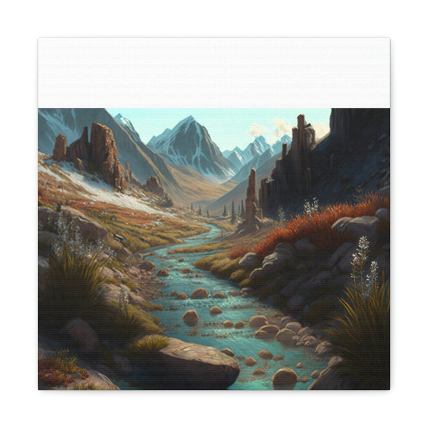 .Mountain Pass. - Canvas Gallery Wraps