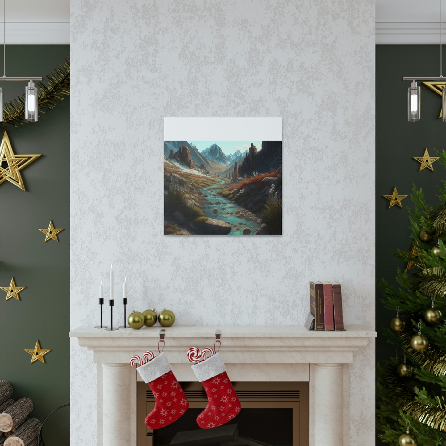 .Mountain Pass. - Canvas Gallery Wraps