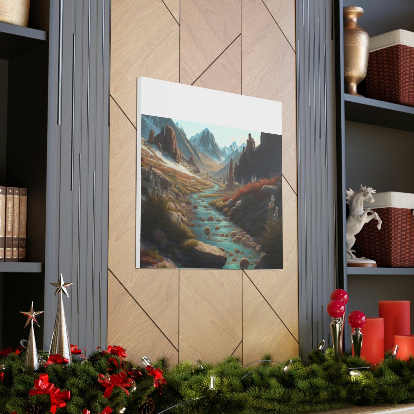 .Mountain Pass. - Canvas Gallery Wraps