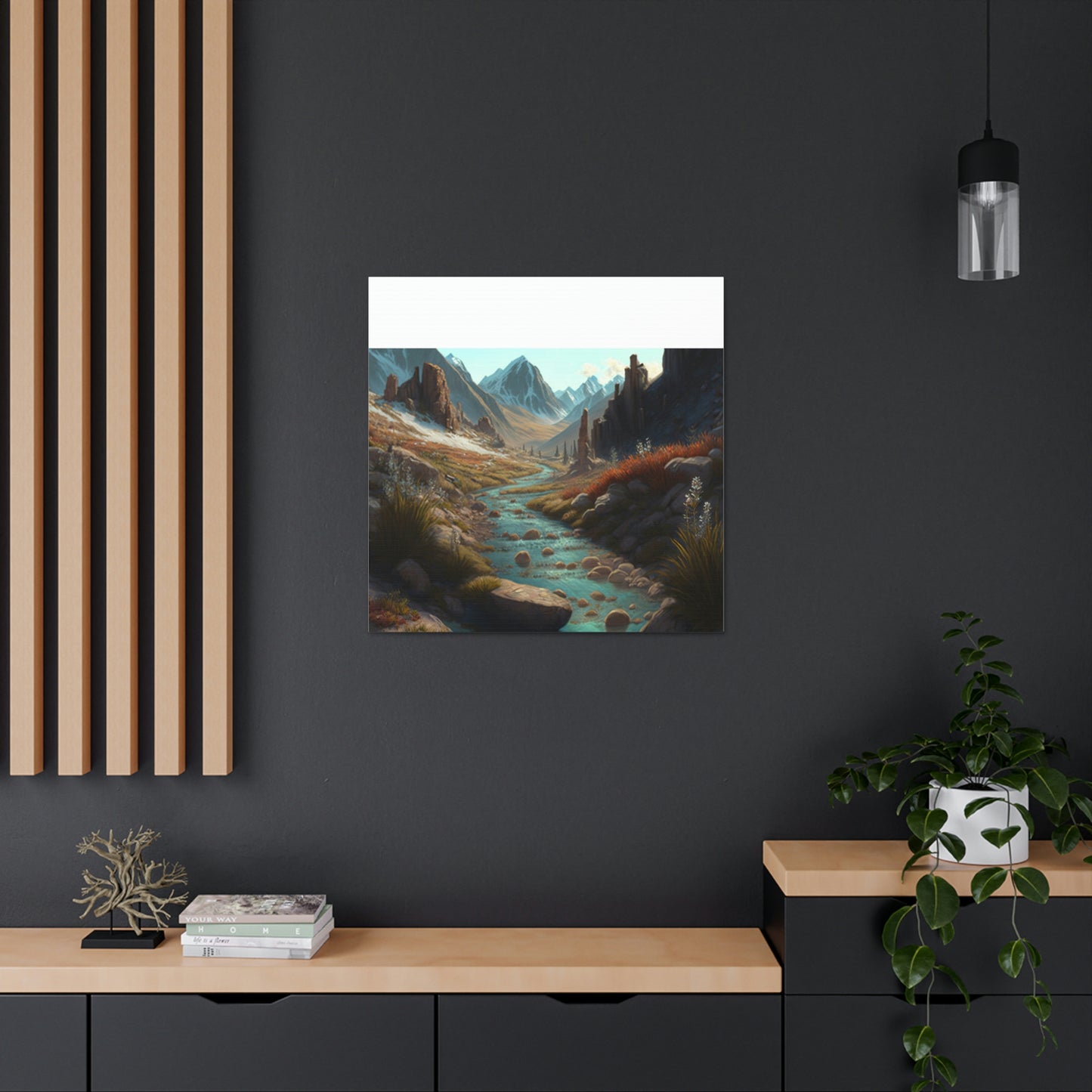 .Mountain Pass. - Canvas Gallery Wraps