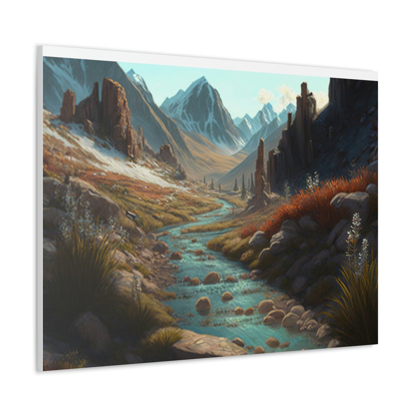 .Mountain Pass. - Canvas Gallery Wraps