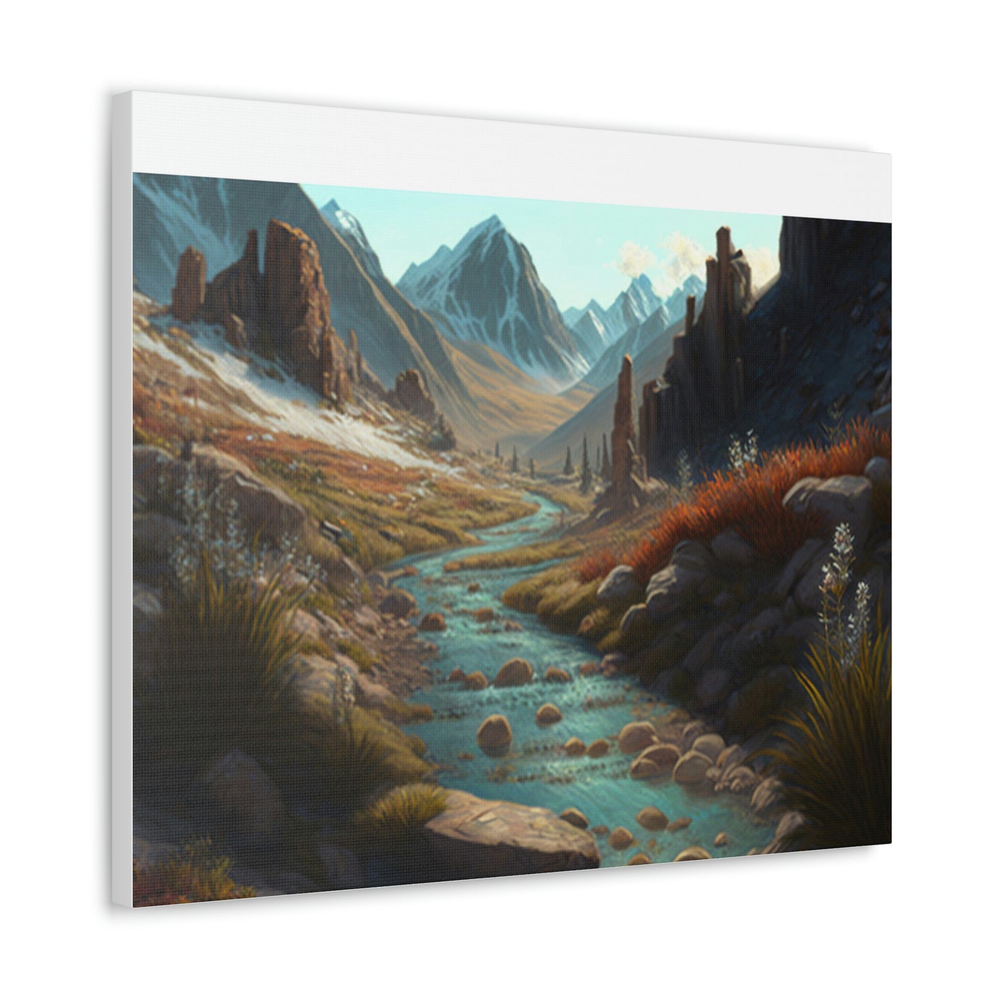 .Mountain Pass. - Canvas Gallery Wraps