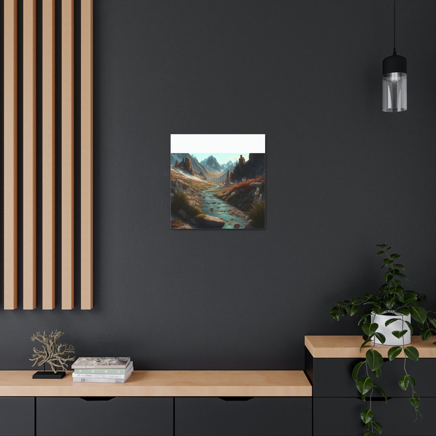 .Mountain Pass. - Canvas Gallery Wraps
