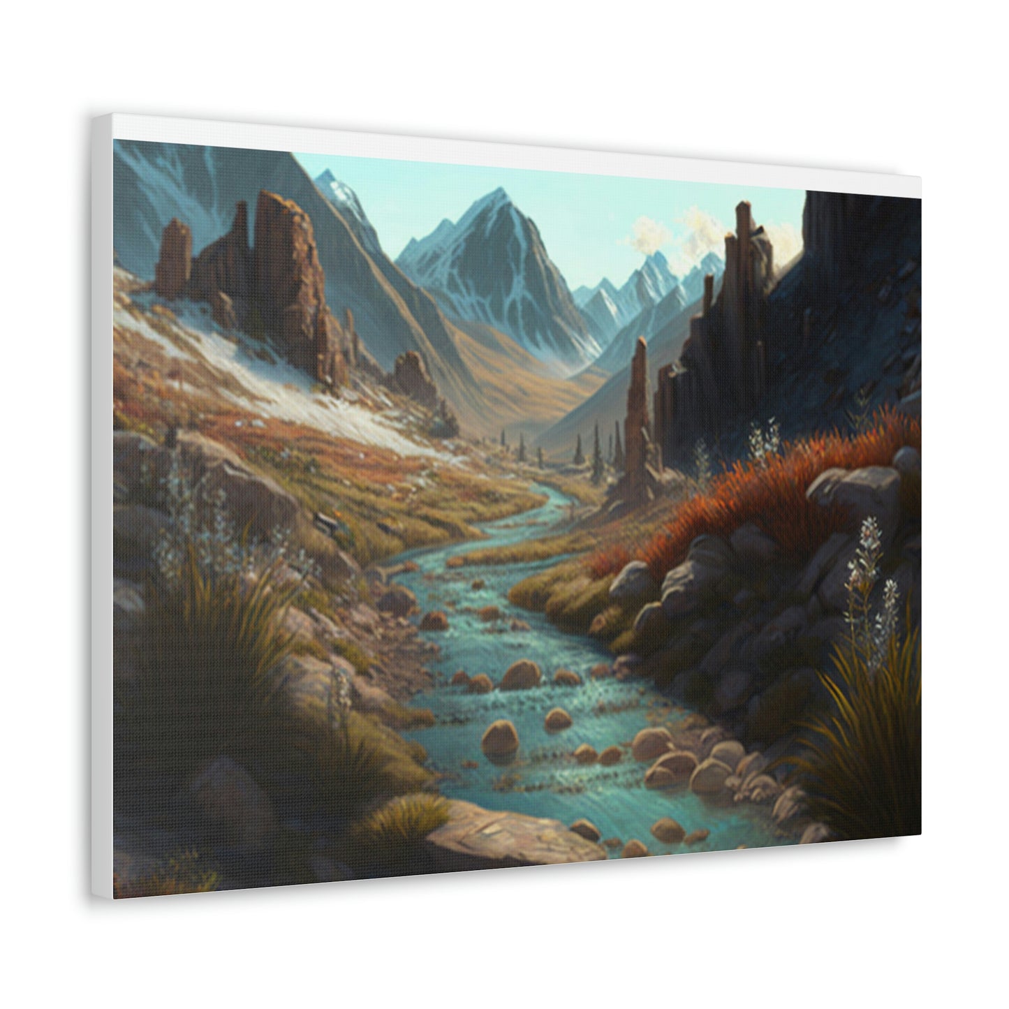 .Mountain Pass. - Canvas Gallery Wraps
