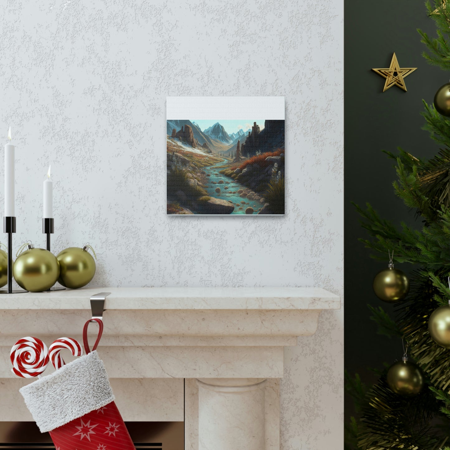 .Mountain Pass. - Canvas Gallery Wraps