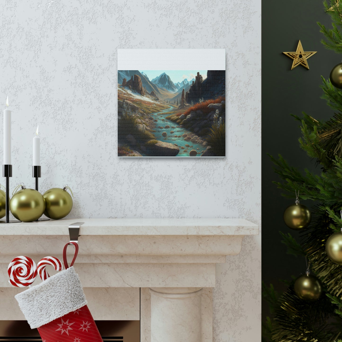 .Mountain Pass. - Canvas Gallery Wraps