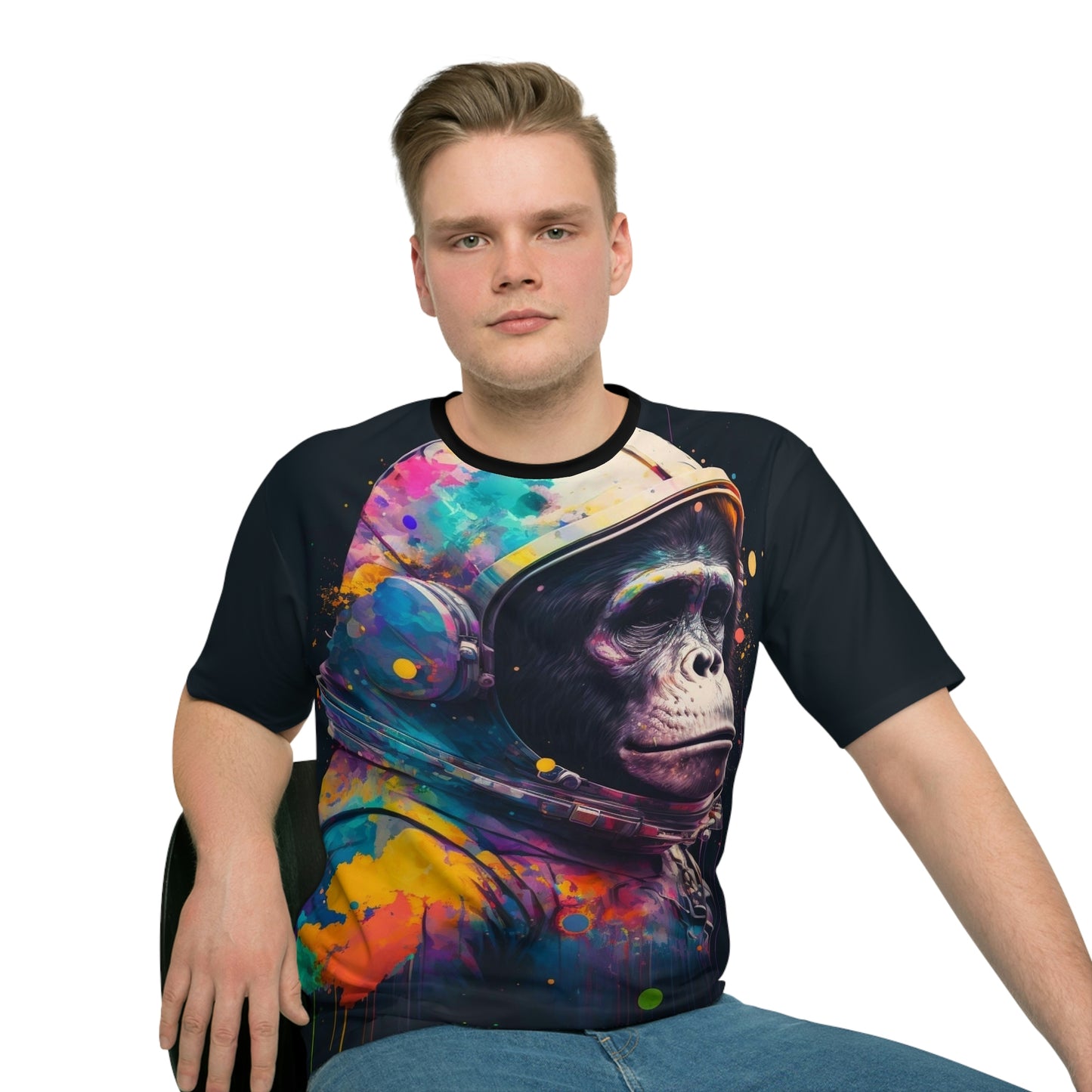 .Astro Chimp. - Men's Loose T-shirt