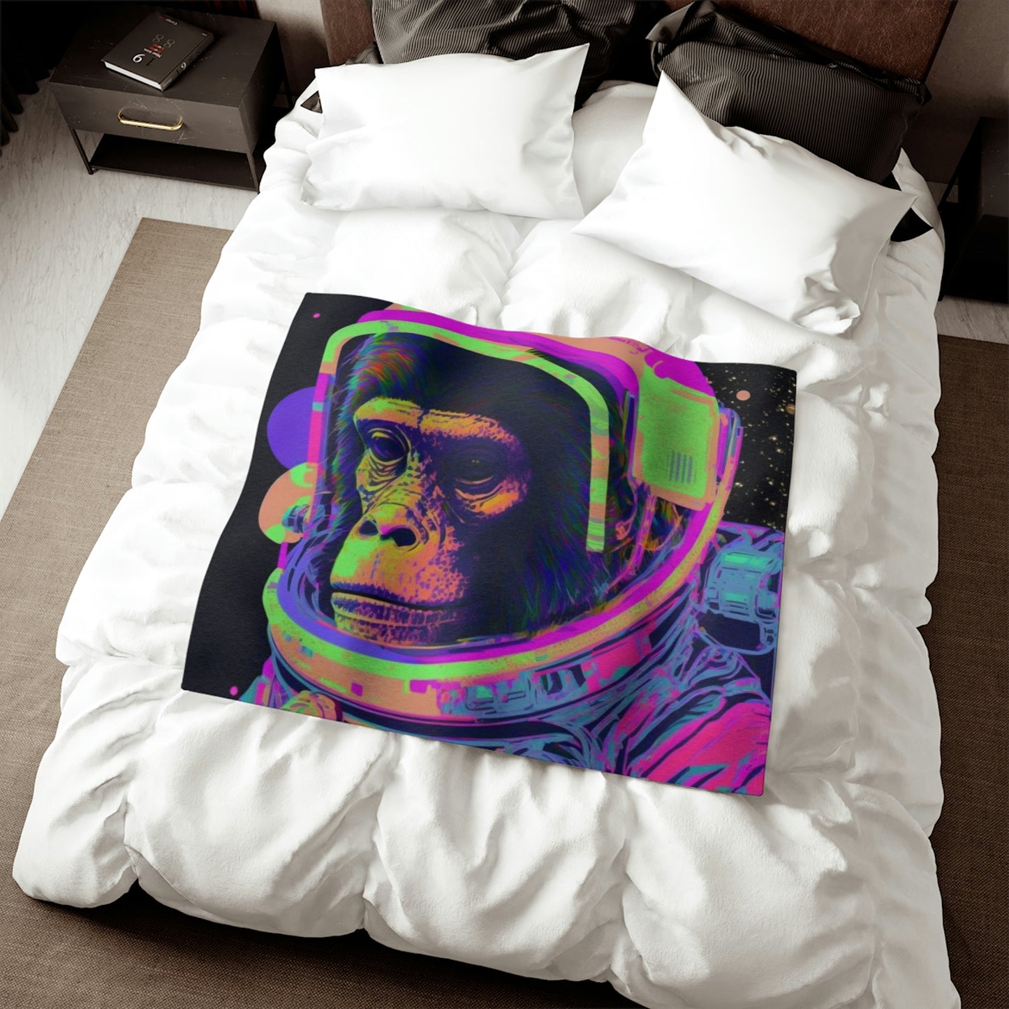 .Apes in Space. - Sweatshirt Blanket