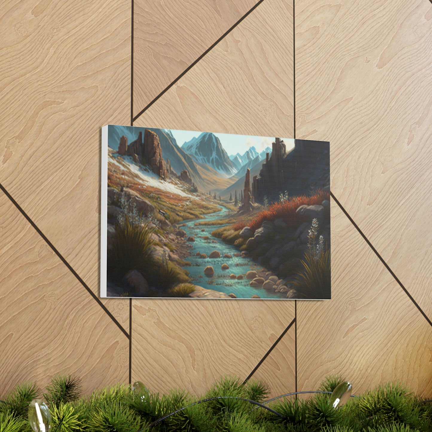 .Mountain Pass. - Canvas Gallery Wraps