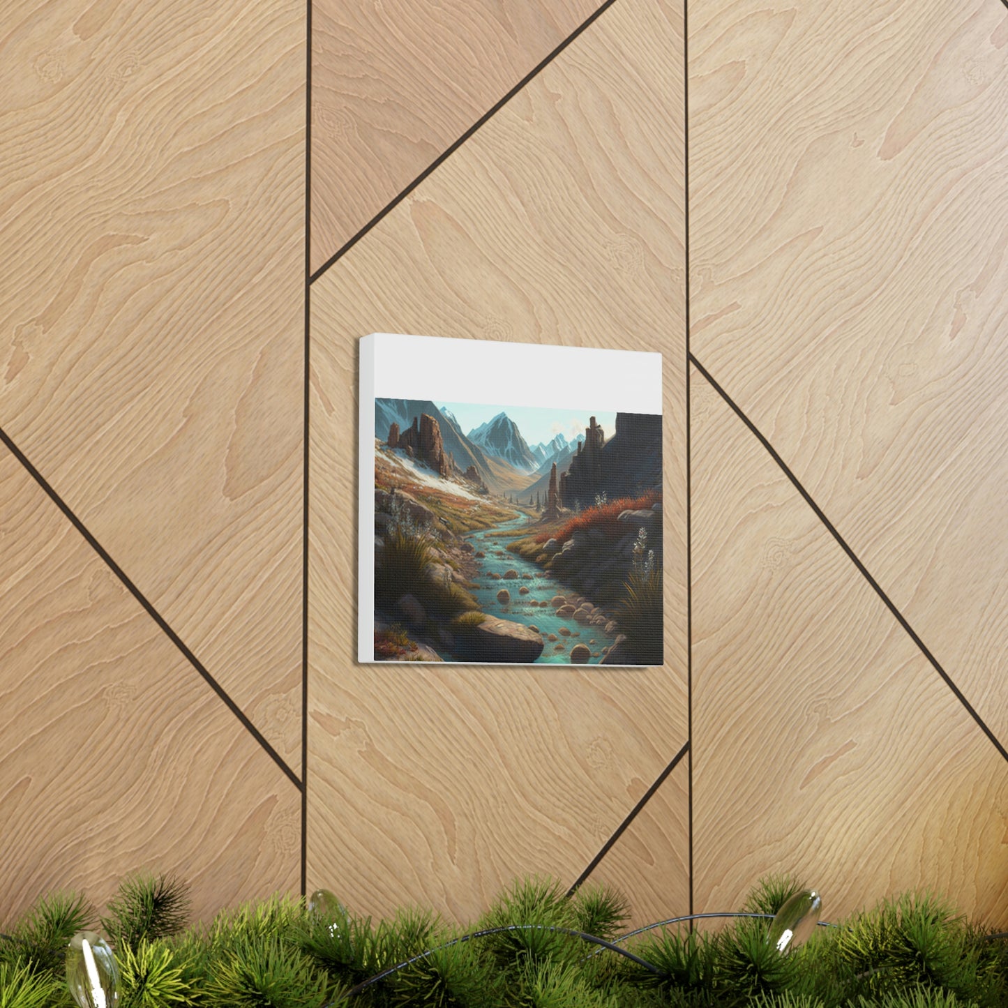 .Mountain Pass. - Canvas Gallery Wraps