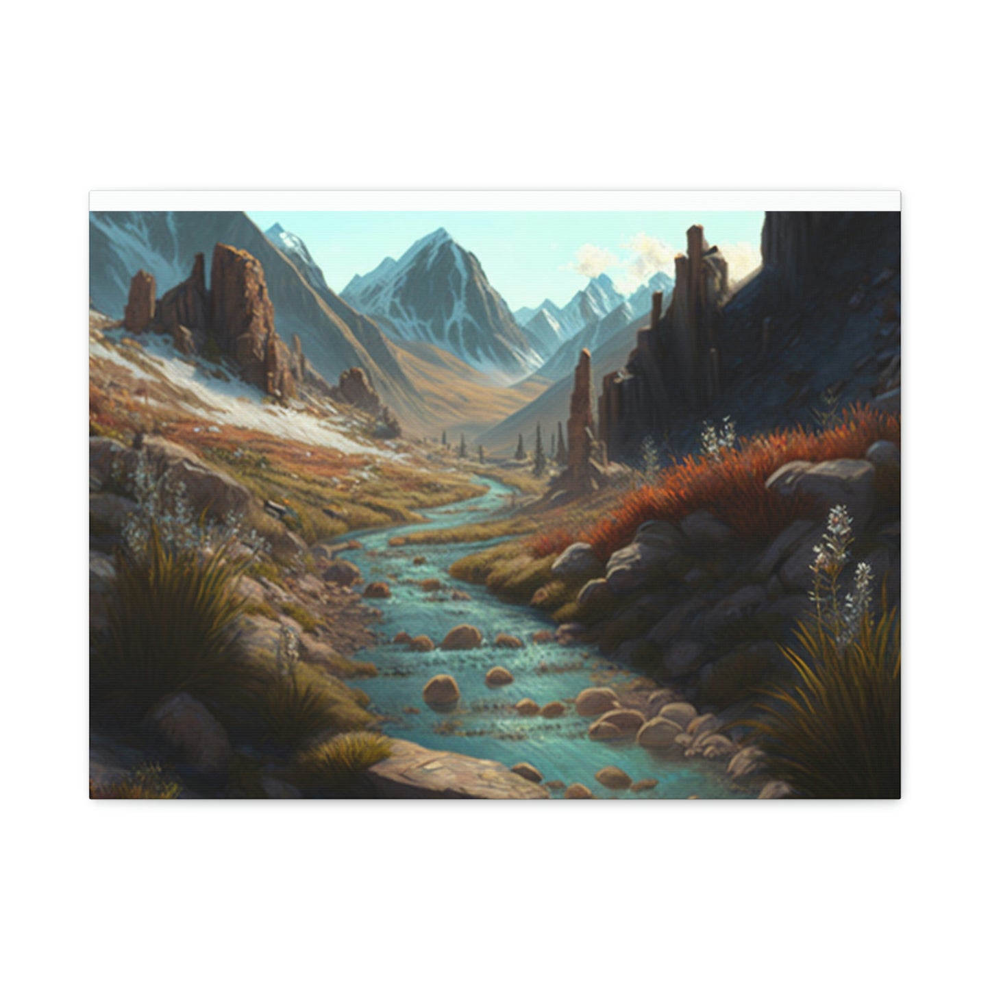 .Mountain Pass. - Canvas Gallery Wraps