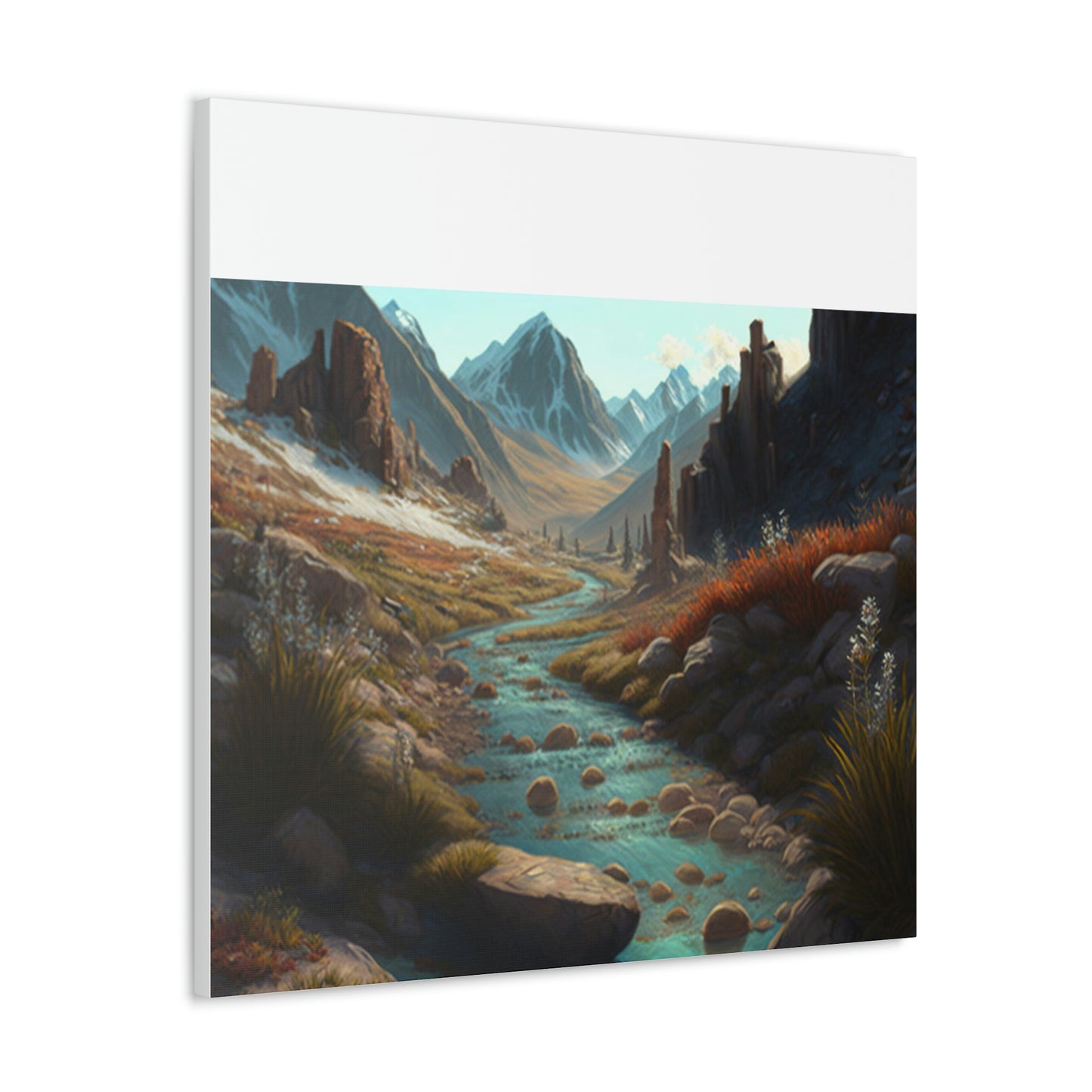 .Mountain Pass. - Canvas Gallery Wraps