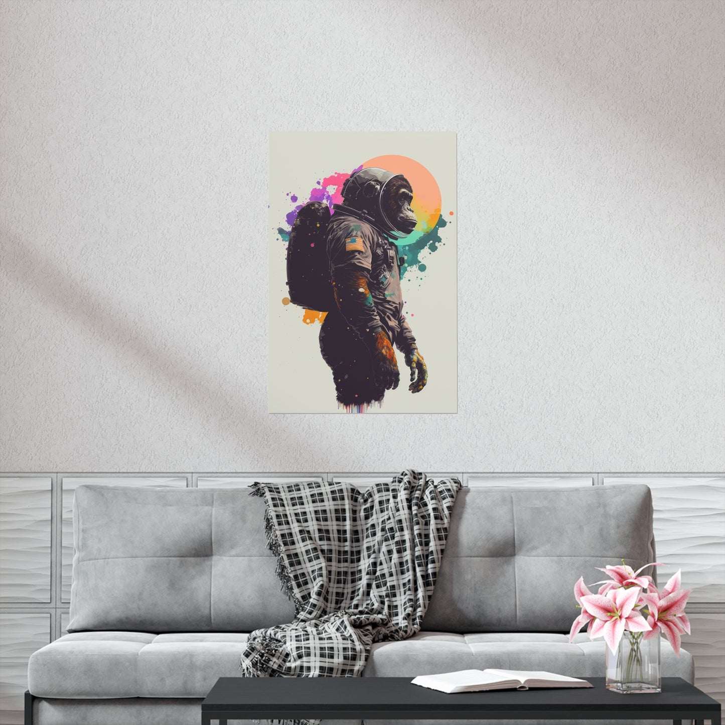 .Apes in Space. - Premium Matte Vertical Posters