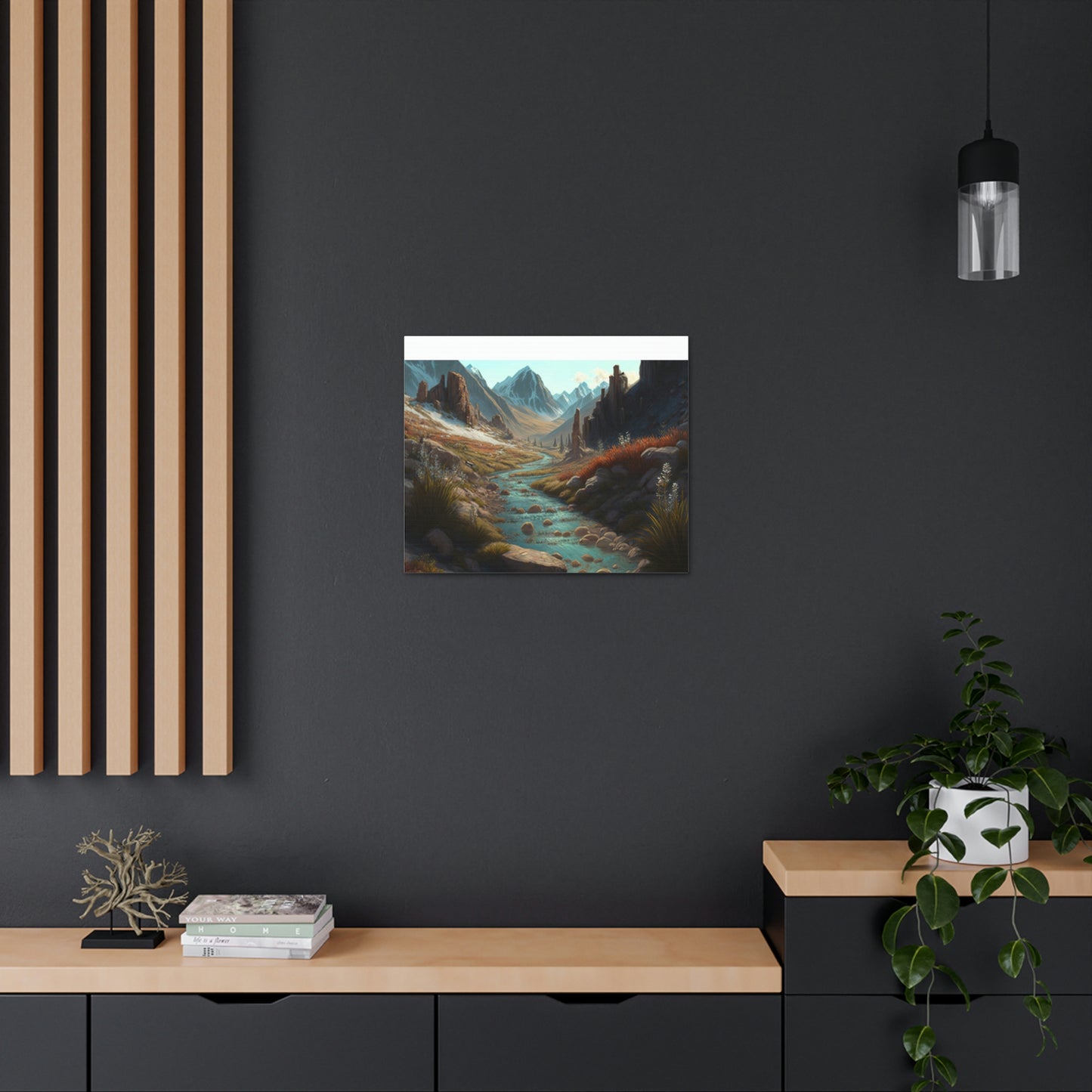 .Mountain Pass. - Canvas Gallery Wraps