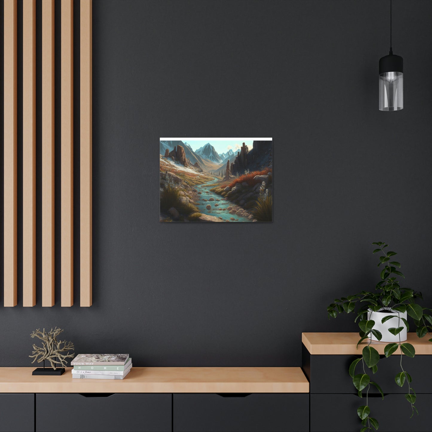 .Mountain Pass. - Canvas Gallery Wraps