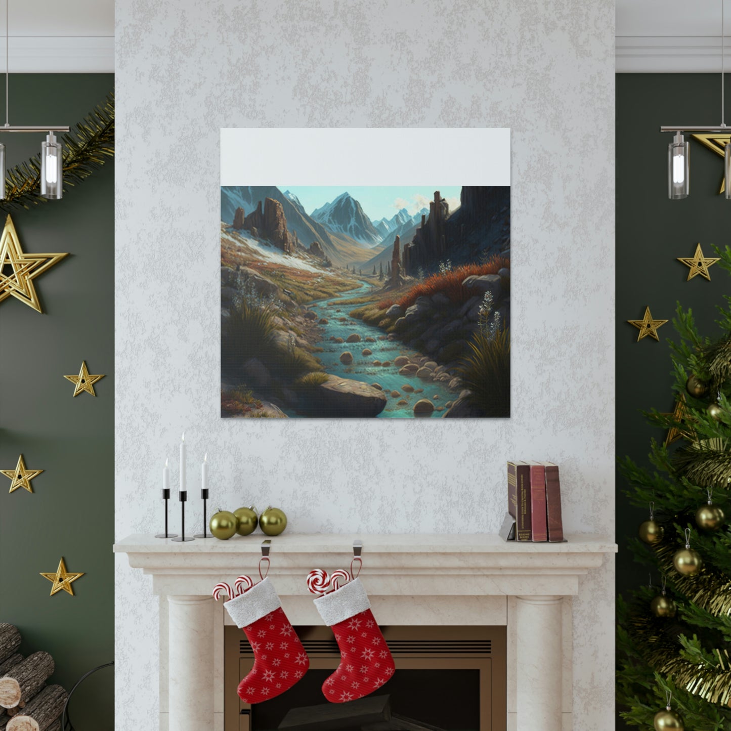 .Mountain Pass. - Canvas Gallery Wraps