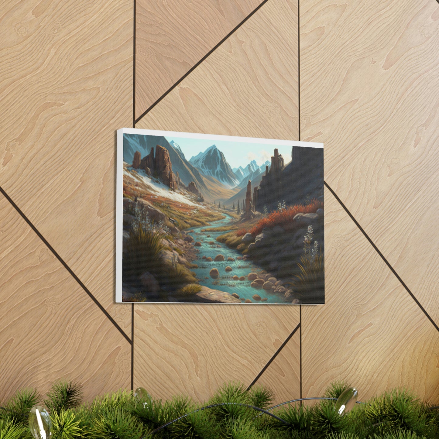 .Mountain Pass. - Canvas Gallery Wraps