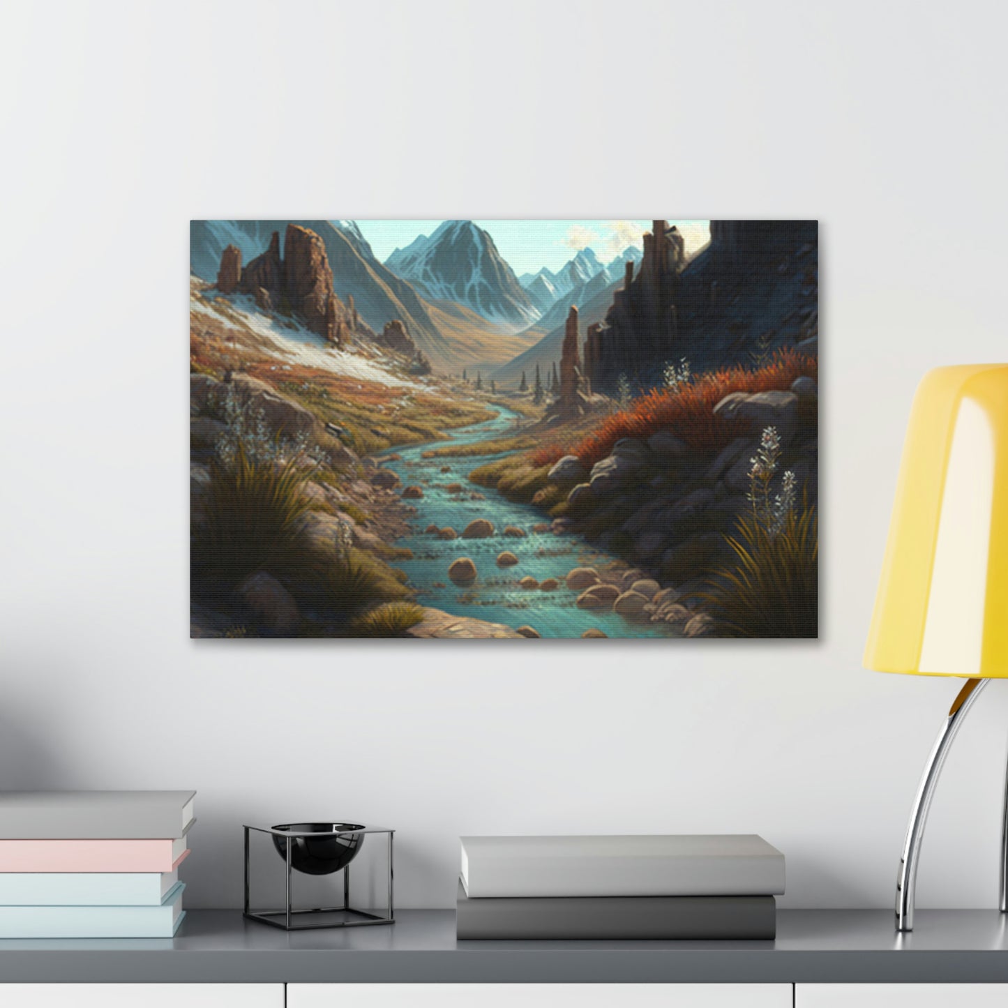 .Mountain Pass. - Canvas Gallery Wraps