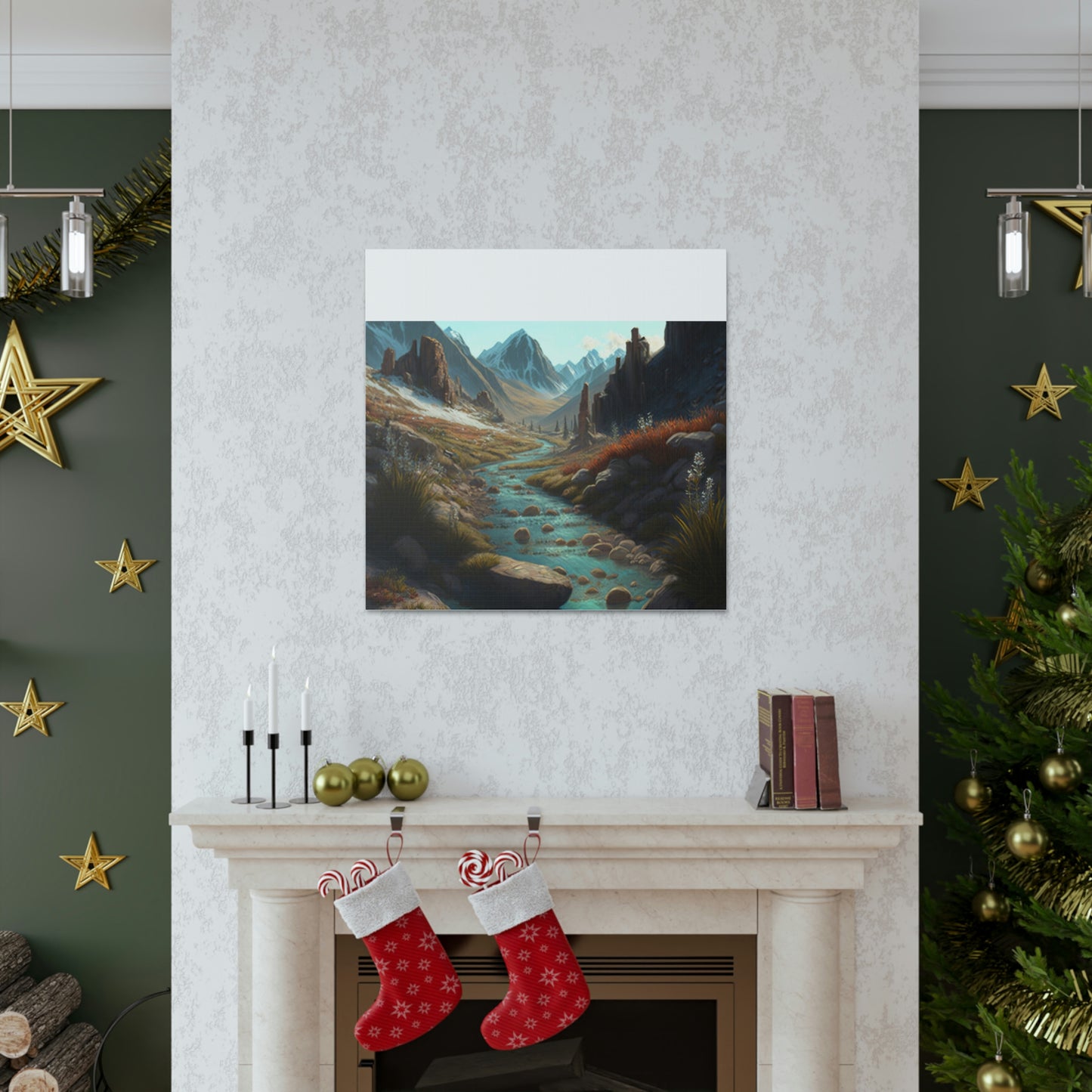 .Mountain Pass. - Canvas Gallery Wraps