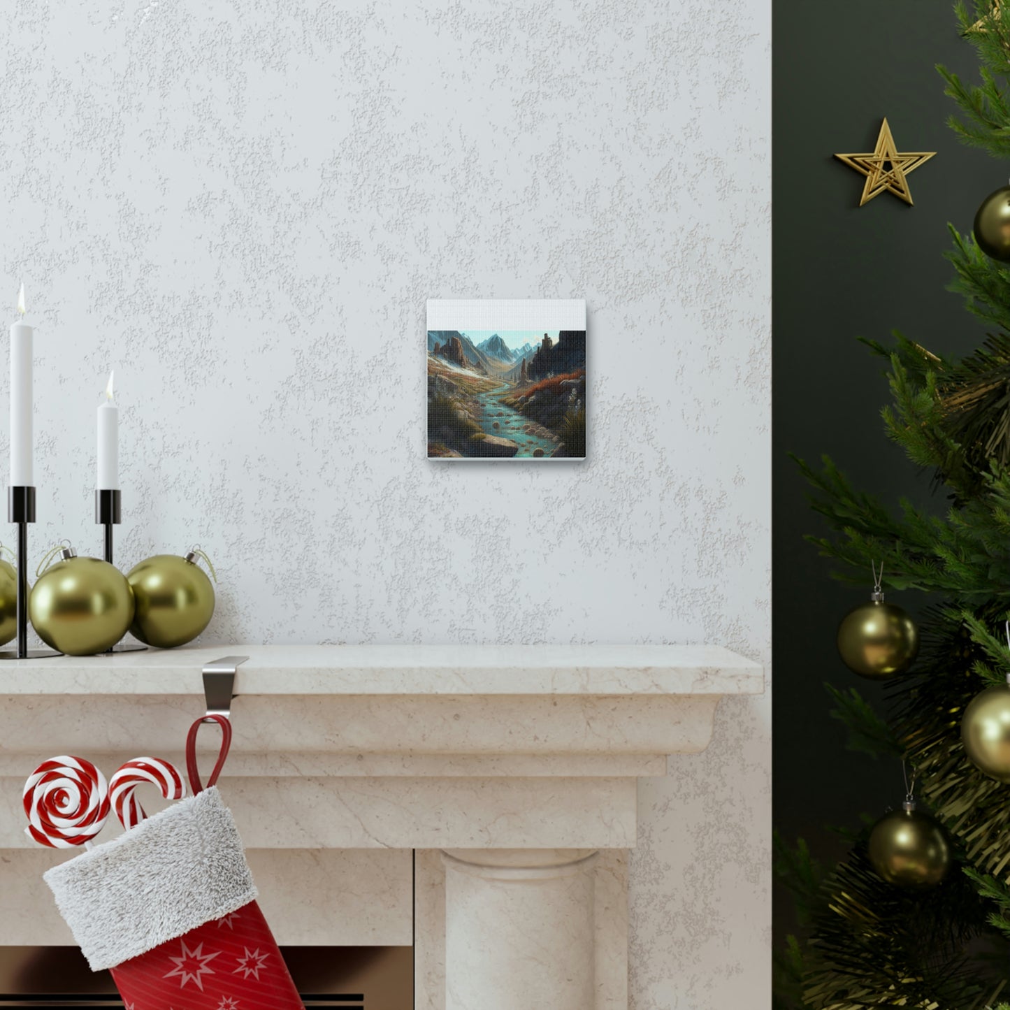 .Mountain Pass. - Canvas Gallery Wraps