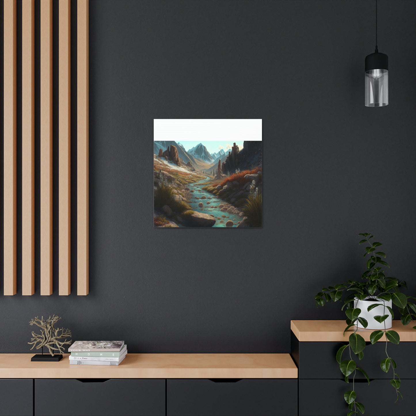 .Mountain Pass. - Canvas Gallery Wraps