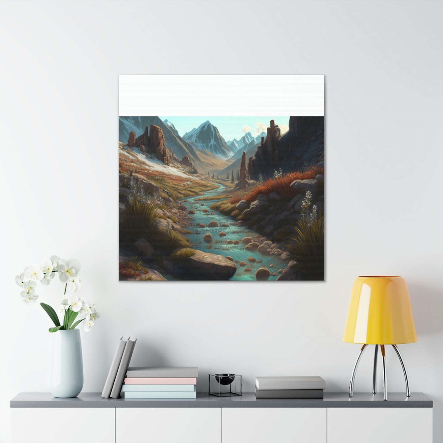 .Mountain Pass. - Canvas Gallery Wraps