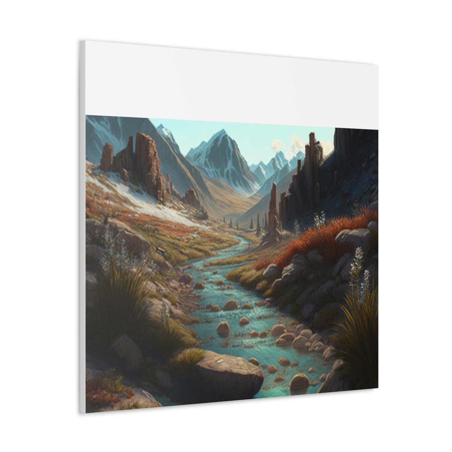 .Mountain Pass. - Canvas Gallery Wraps