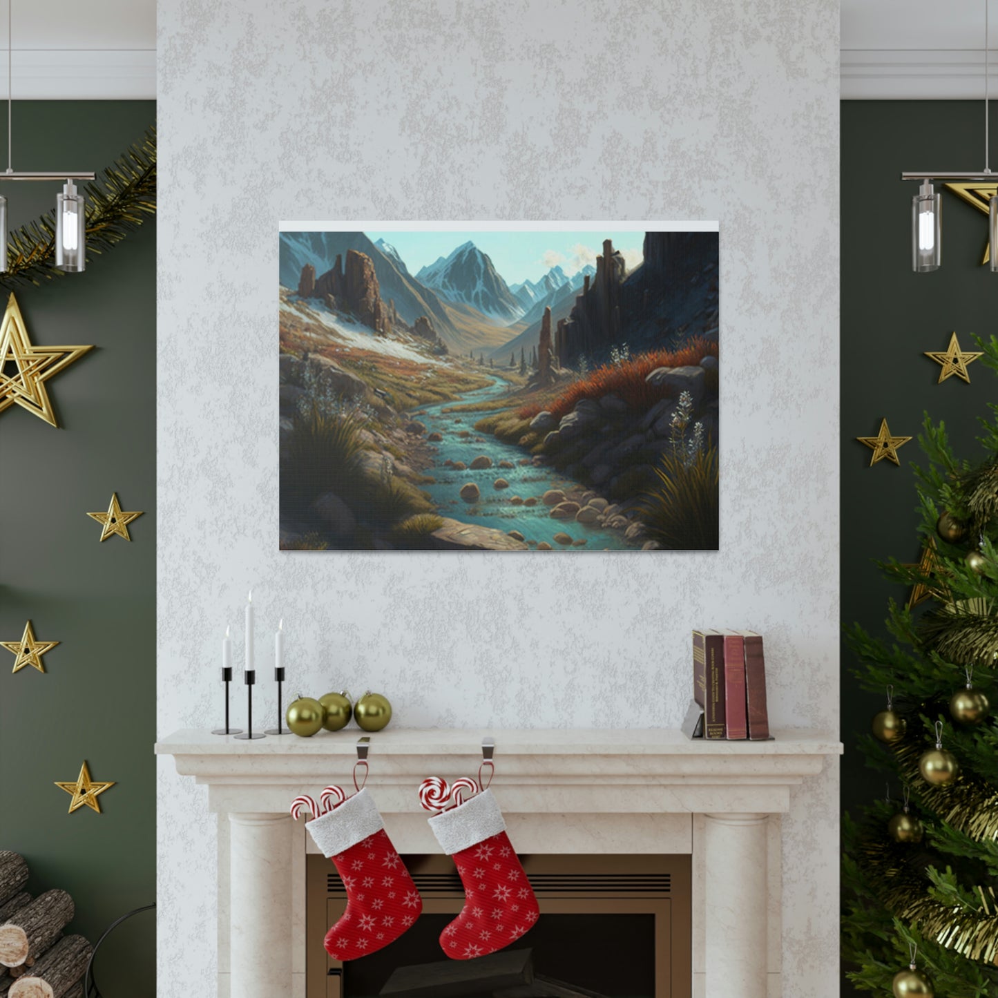 .Mountain Pass. - Canvas Gallery Wraps