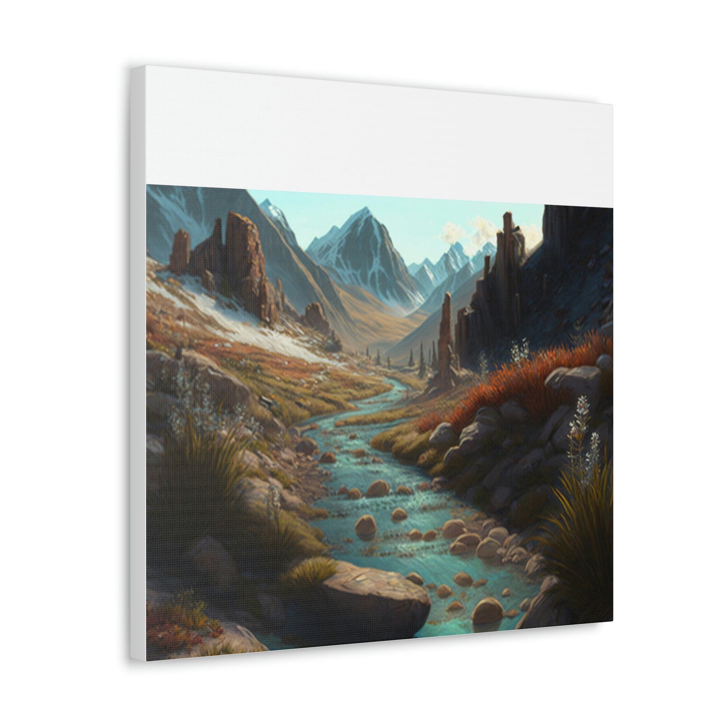 .Mountain Pass. - Canvas Gallery Wraps