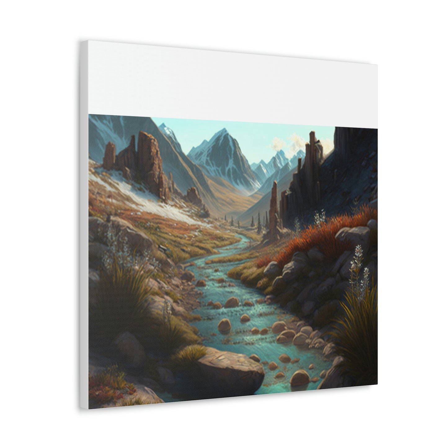 .Mountain Pass. - Canvas Gallery Wraps