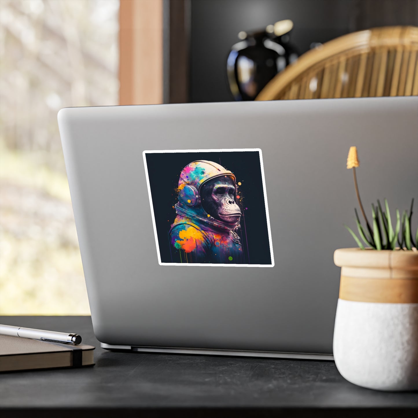 .Astro Chimp. - Vinyl Die-Cut Stickers