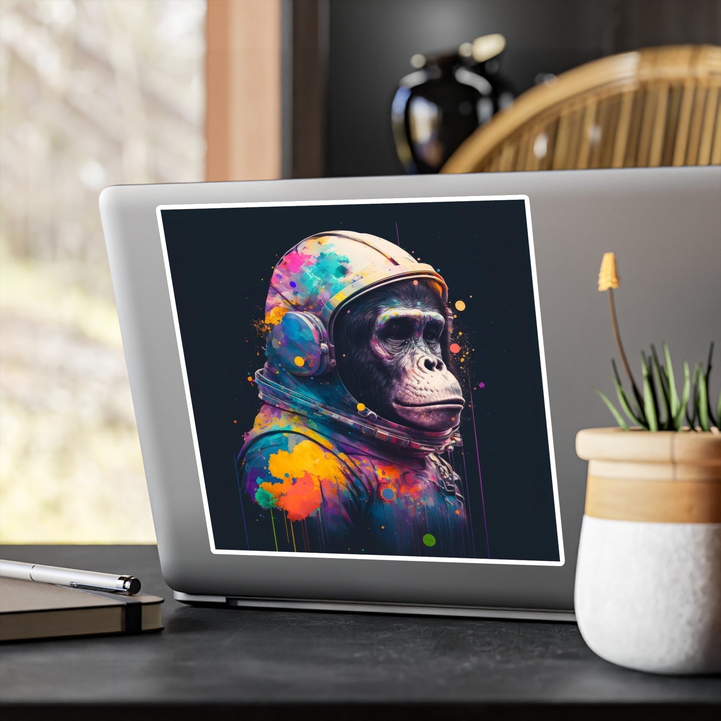 .Astro Chimp. - Vinyl Die-Cut Stickers