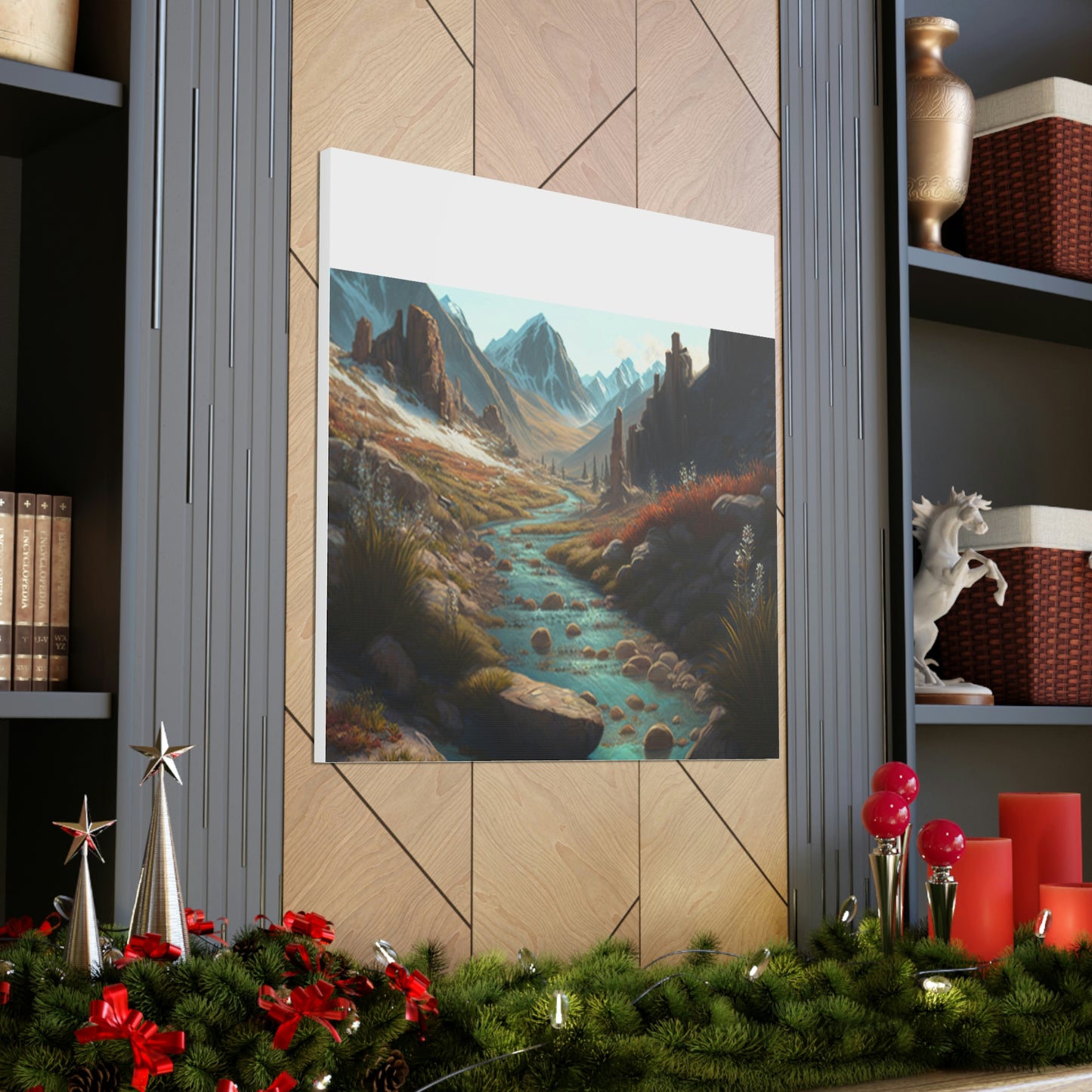 .Mountain Pass. - Canvas Gallery Wraps