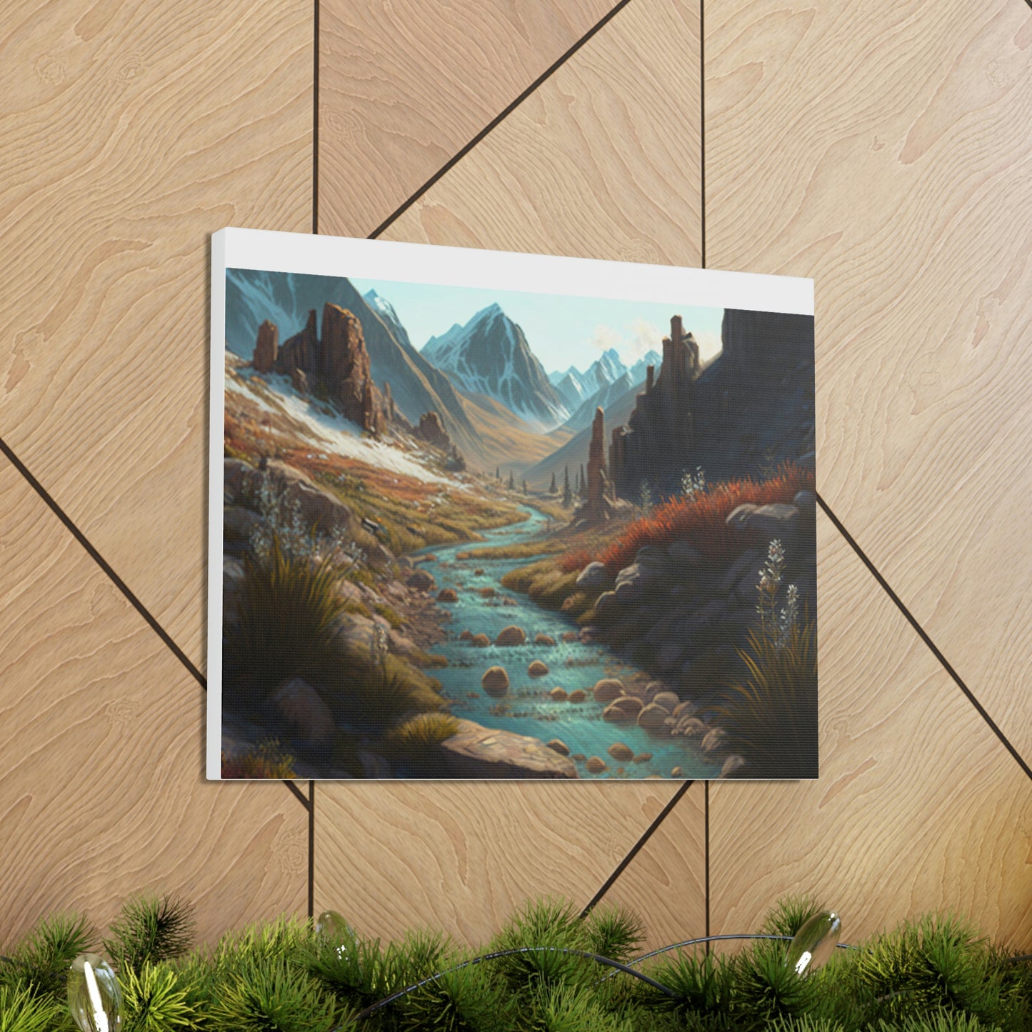 .Mountain Pass. - Canvas Gallery Wraps