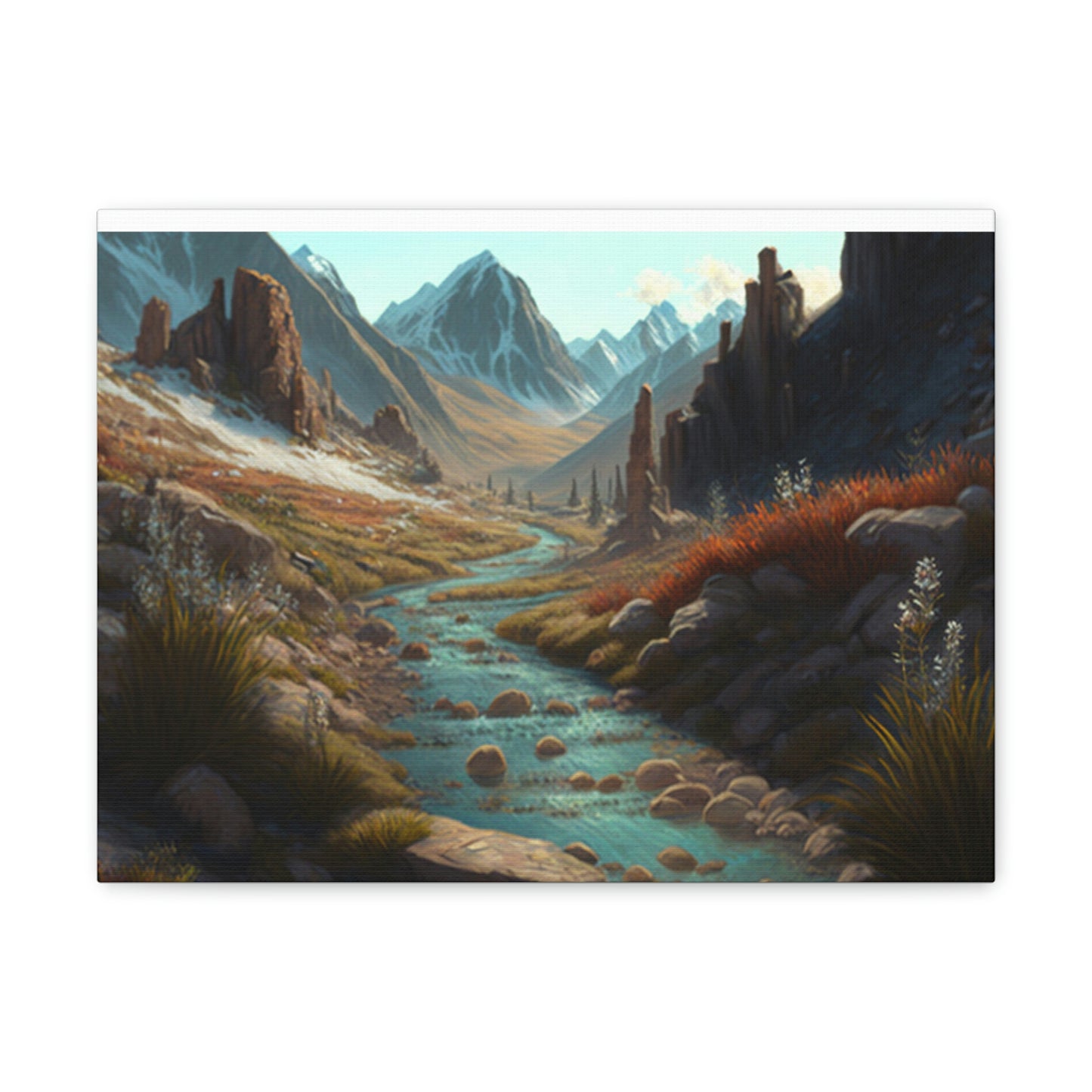 .Mountain Pass. - Canvas Gallery Wraps
