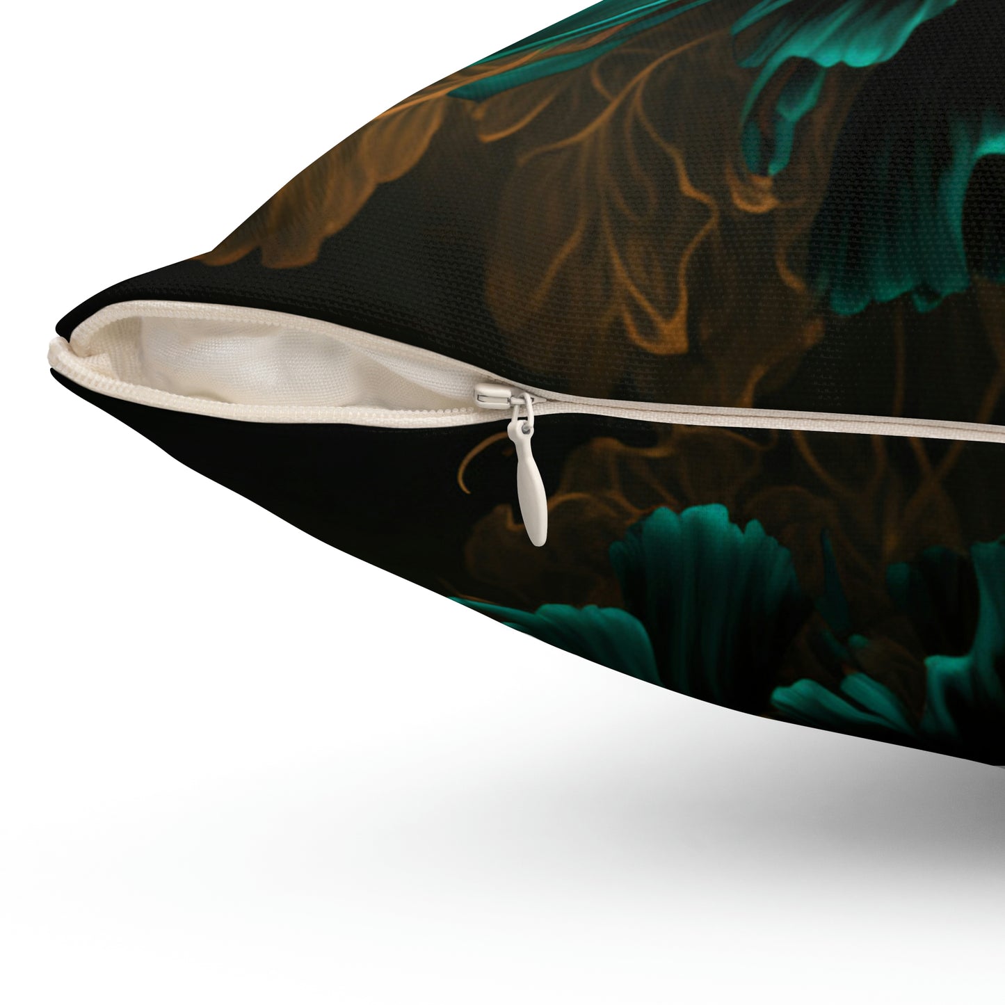 .Floral. - Spun Polyester Square Pillow