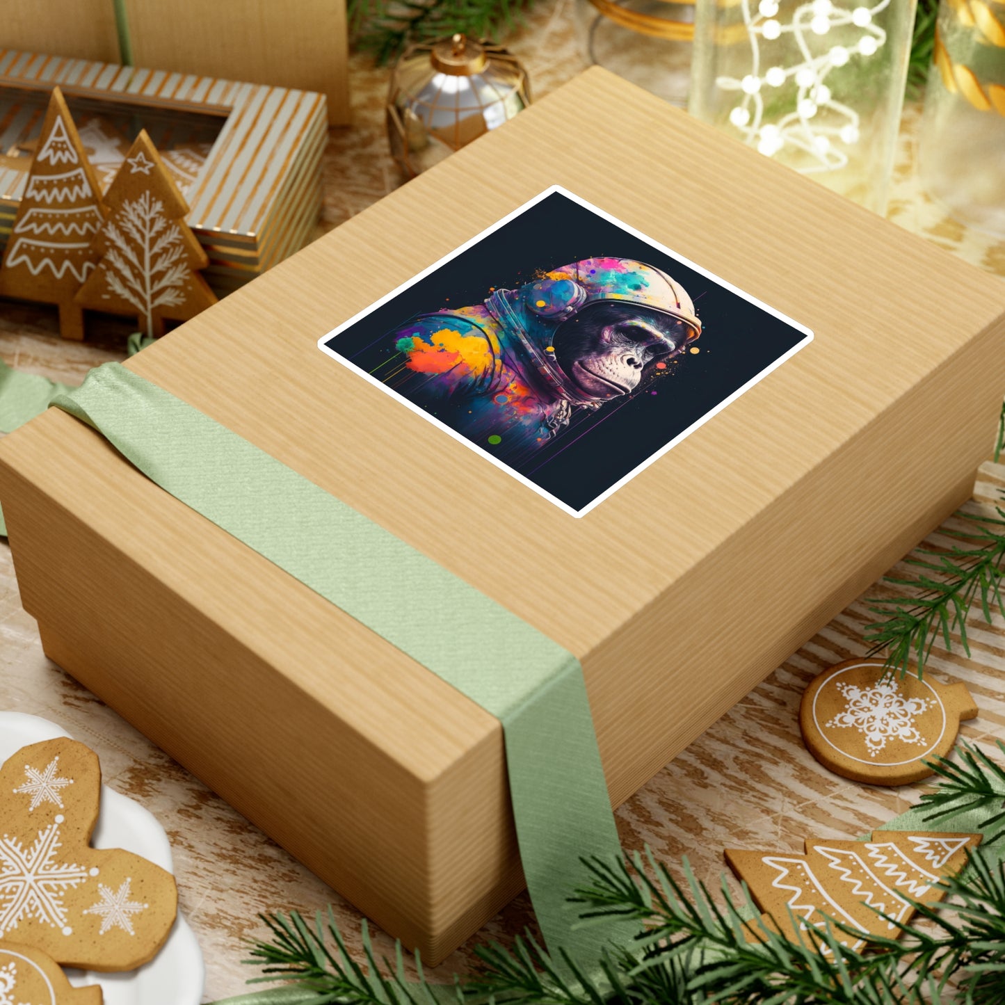 .Astro Chimp. - Vinyl Die-Cut Stickers