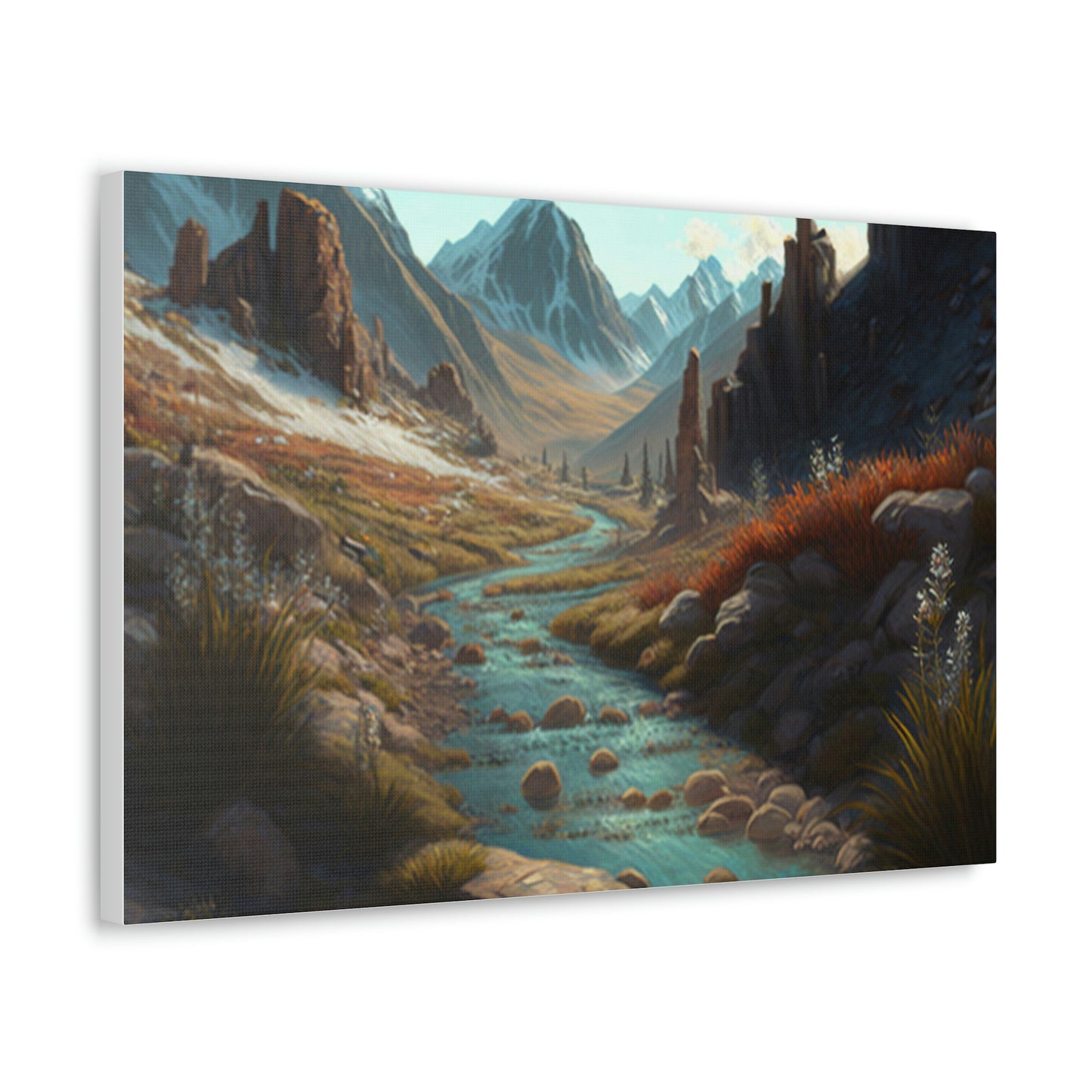 .Mountain Pass. - Canvas Gallery Wraps