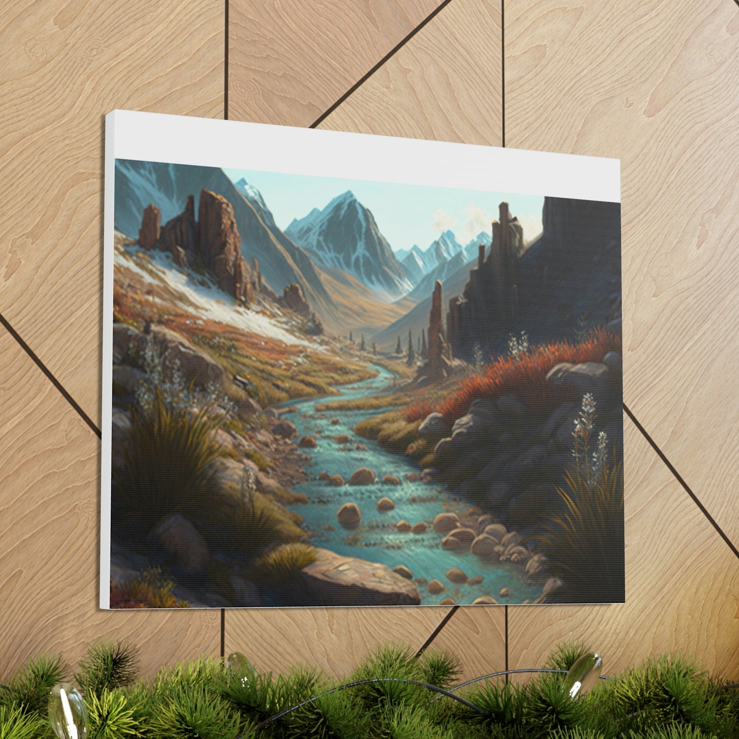 .Mountain Pass. - Canvas Gallery Wraps