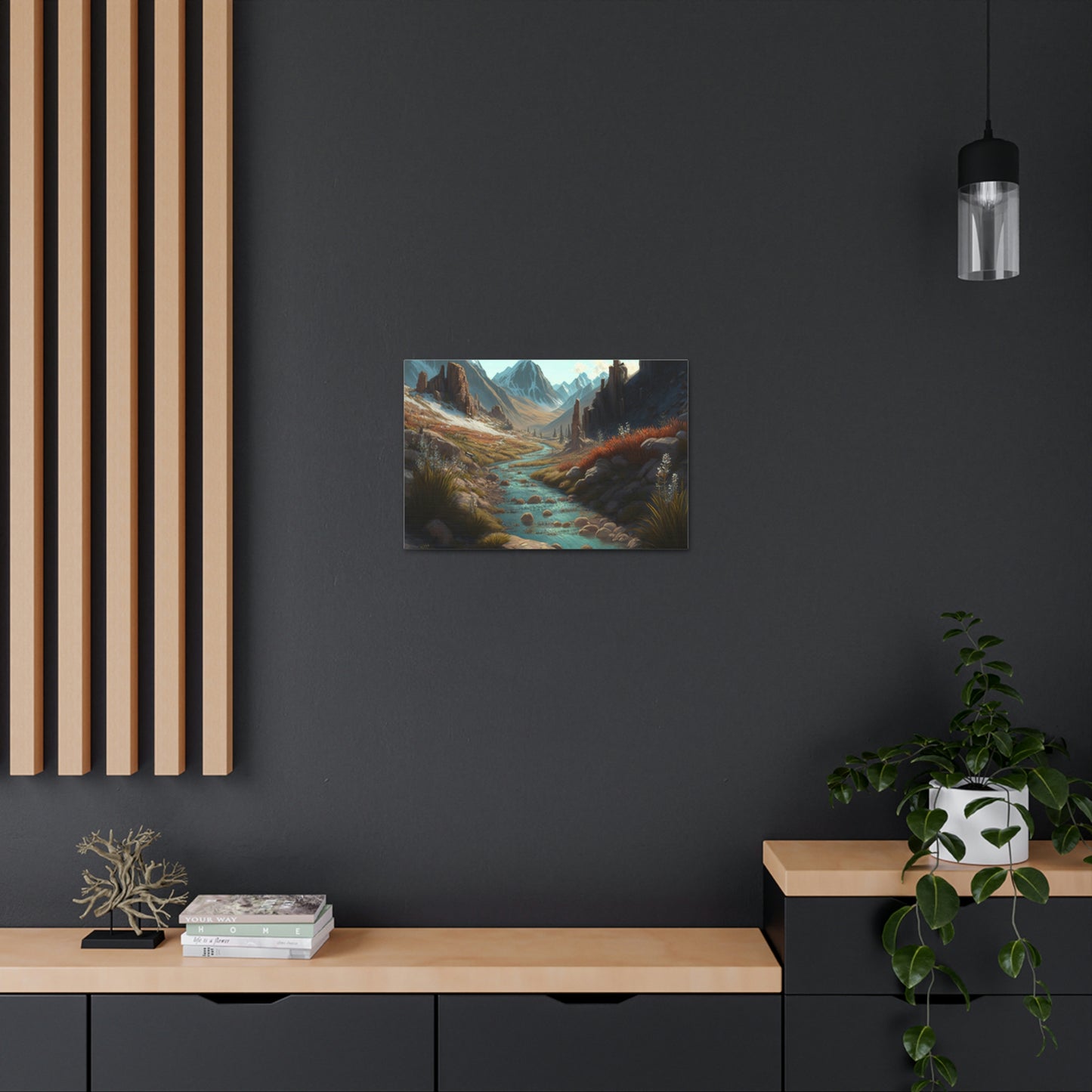 .Mountain Pass. - Canvas Gallery Wraps