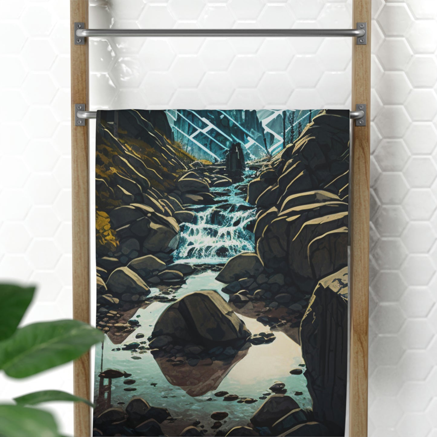 .Mountain Pass. - Standard Beach Towel, 30x60